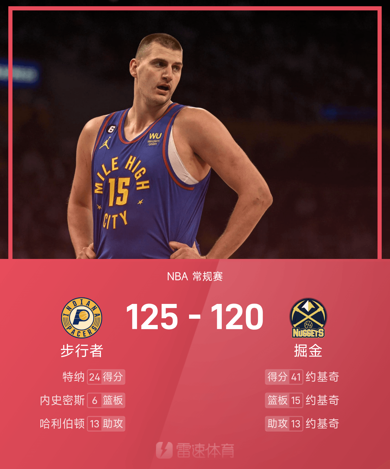 掘金陷入低谷，步行者连败，库里球队命运悬念！的简单介绍